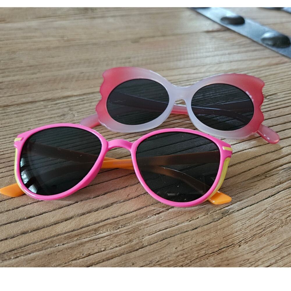 2 pairs of girls sunglasses, new, size 3+